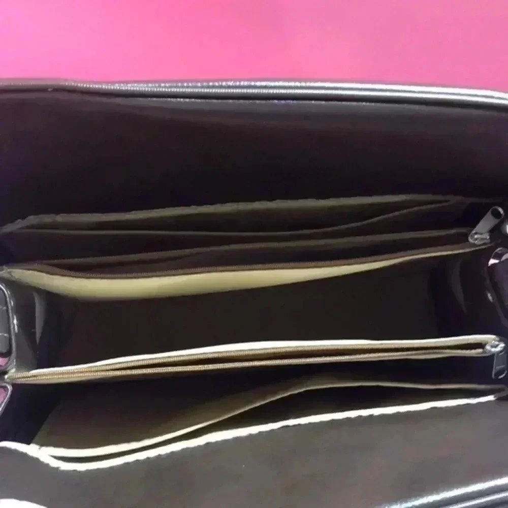 Dark brown purse / shoulder bag multiple‎ compartments